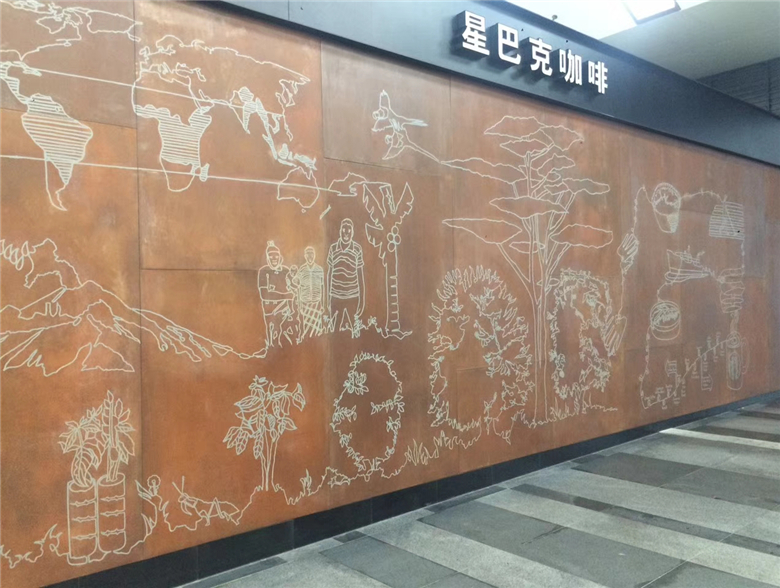 邗江耐候钢幕墙